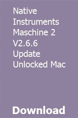 Native Instruments Maschine 2 Factory Library 1.3.1 download free